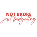 notbrokejustbudgeting.com logo